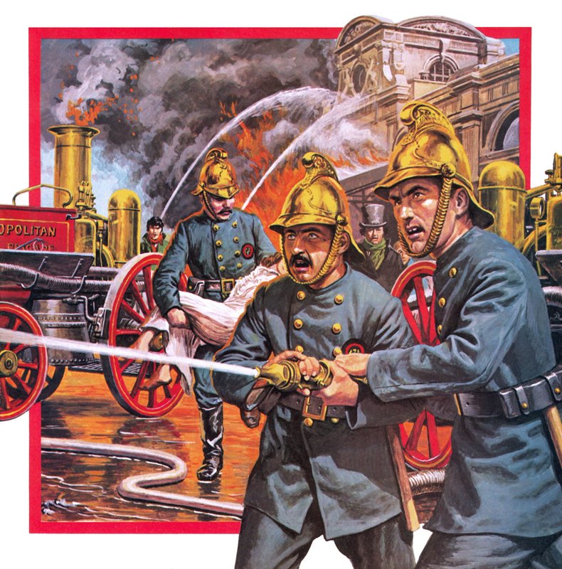 O Corpo de Bombeiros de Metropolltan de Londres de English School