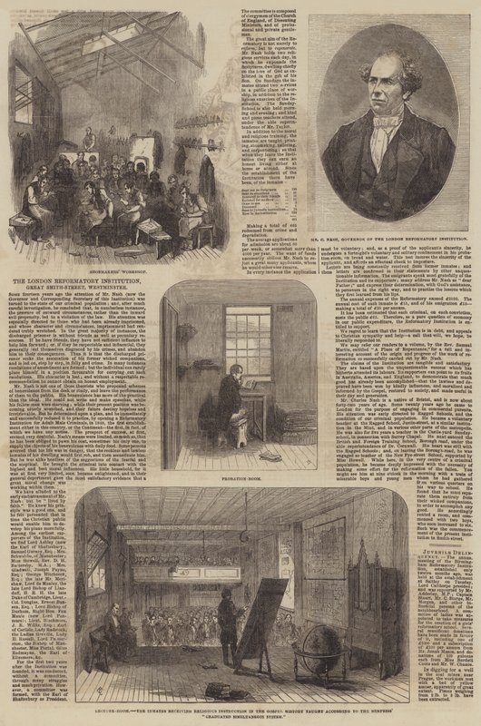 A Instituição Reformadora de Londres (gravura) de English School