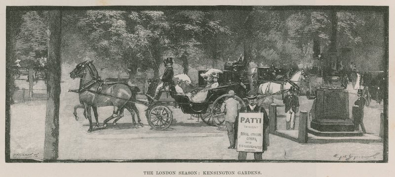 A temporada de Londres: Kensington Gardens de English School