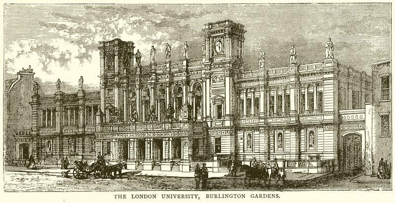 Universidade de Londres, Burlington Gardens de English School
