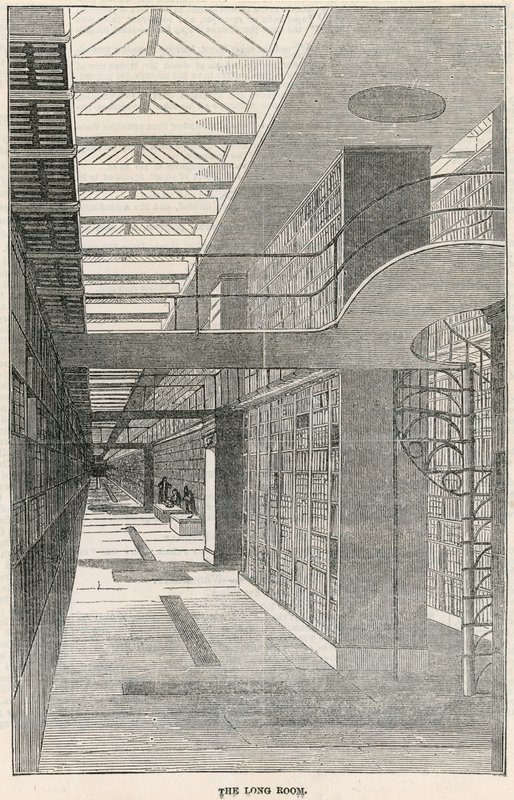 O quarto longo, o Museu Britânico de English School