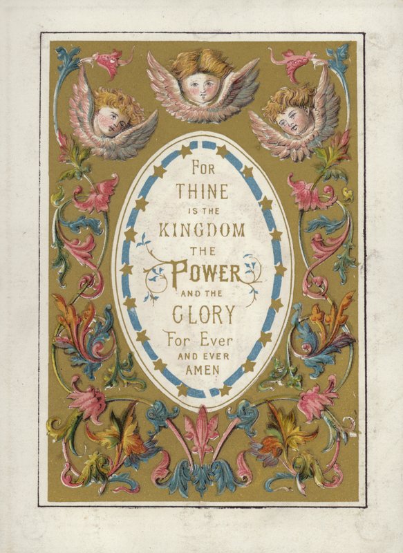 Oração do Senhor (cor litho) de English School