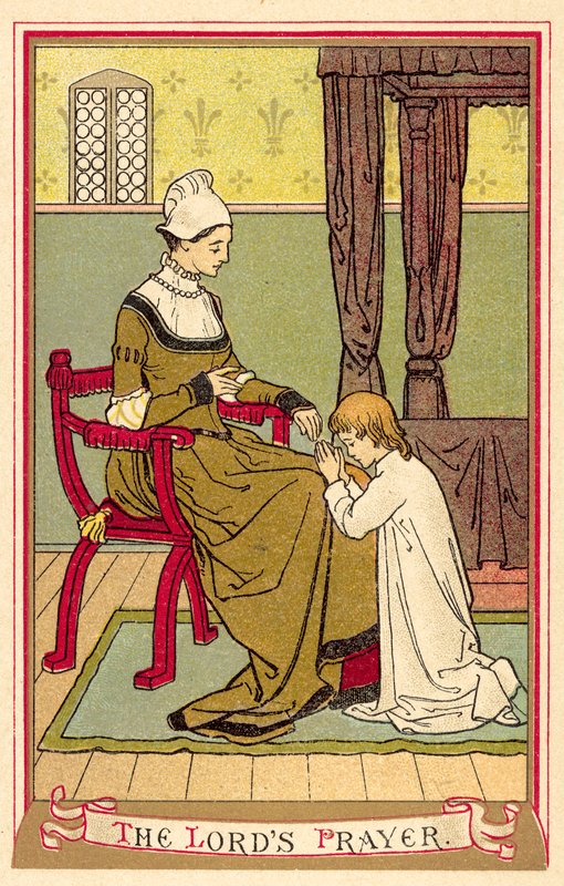 Oração do Senhor (cor litho) de English School