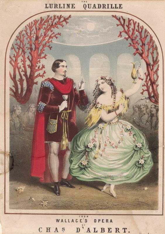 A Quadril Lurline, 1860 de English School
