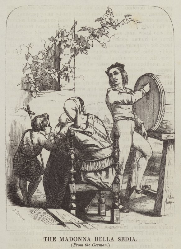 A Virgem da Cadeira (gravura) de English School