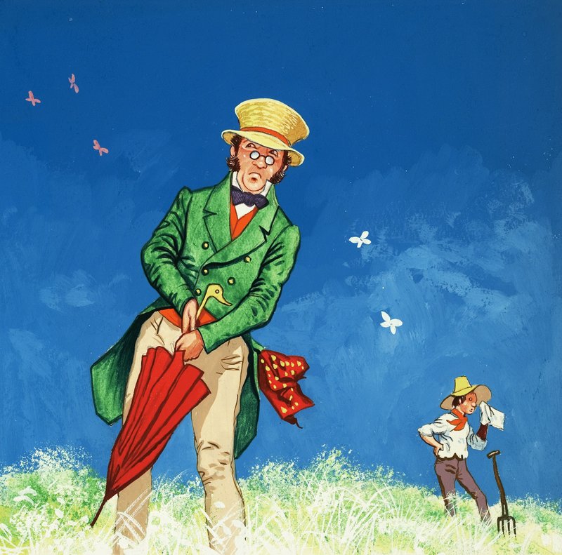O guarda-chuva mágico de English School