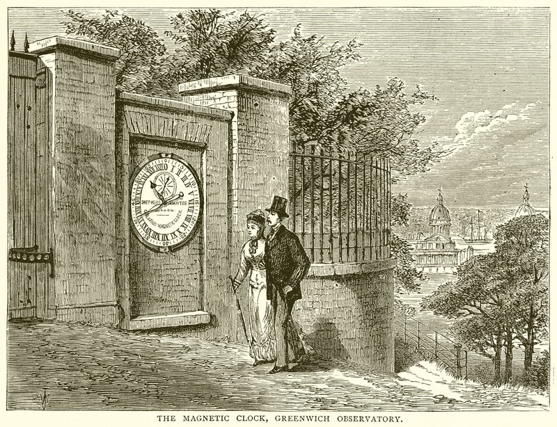 O Relógio Magnético, Observatório de Greenwich de English School