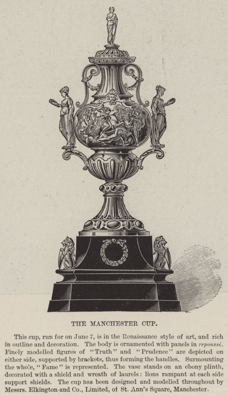 A Taça Manchester (gravura) de English School