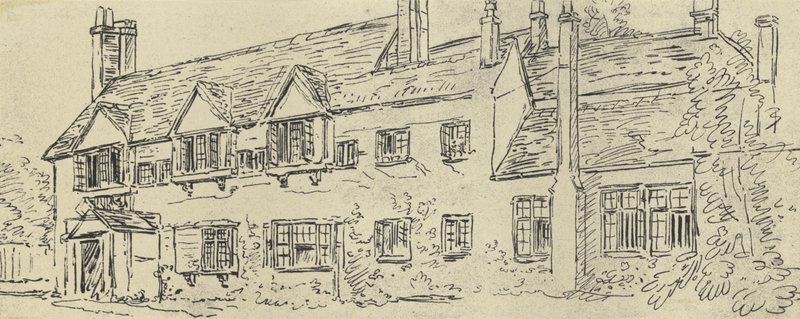 The Manor House, c 1770 (gravura) de English School