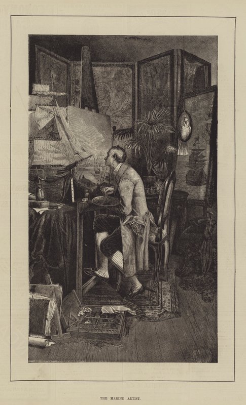 O Artista Marinho (gravura) de English School