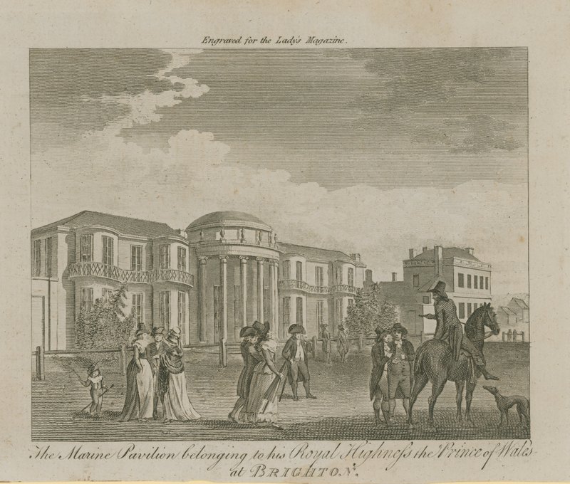 O Pavilhão da Marinha, pertencente à sua Alteza Real o Príncipe de Gales, em Brighton de English School
