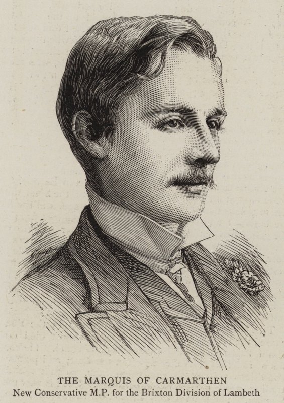 O Marquês de Carmarthen (gravura) de English School