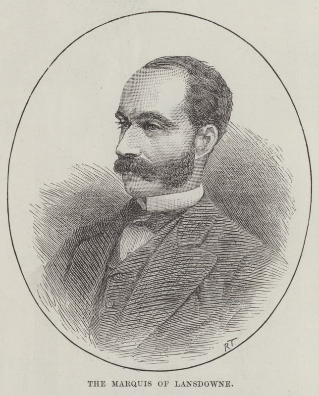 O Marquês de Lansdowne (gravura) de English School