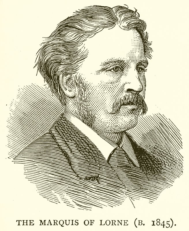 O Marquês de Lorne (B. 1845) de English School