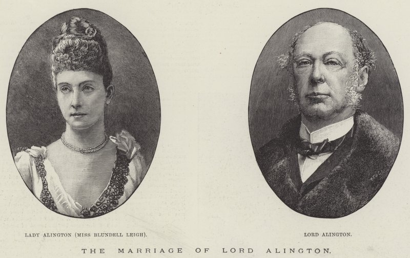 O Casamento do Lorde Alington (gravura) de English School