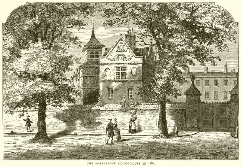 A Marylebone School-House em 1780 de English School