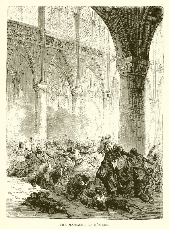 O massacre em Beziers de English School
