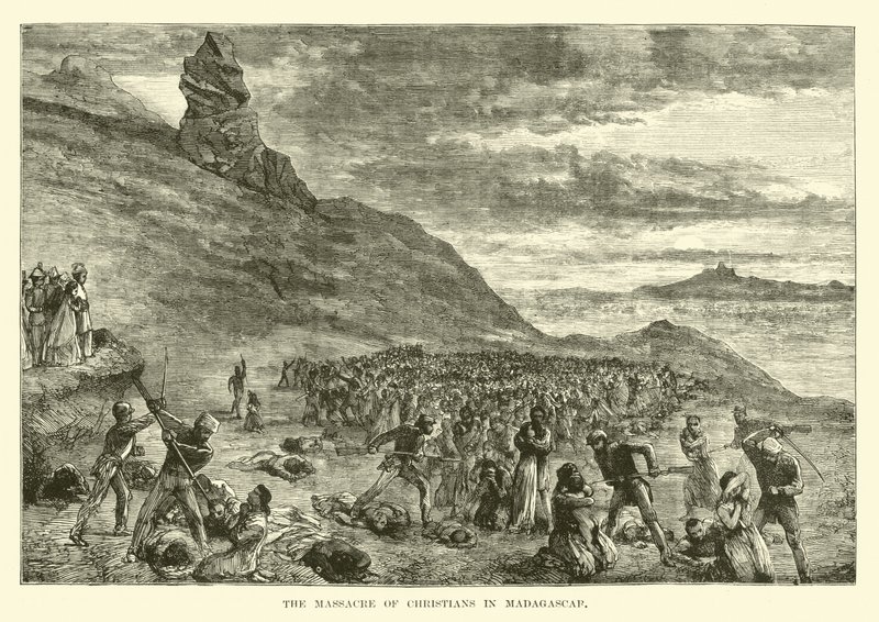 O massacre dos cristãos em Madagascar de English School