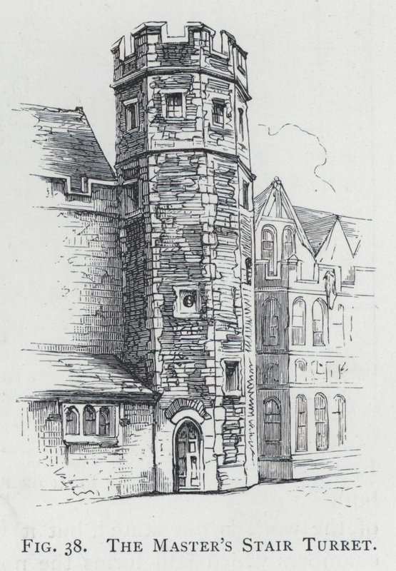 A Torre de Escada do Mestre (gravura) de English School