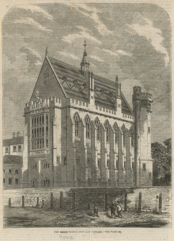 The Middle Temple nova biblioteca de direito de English School