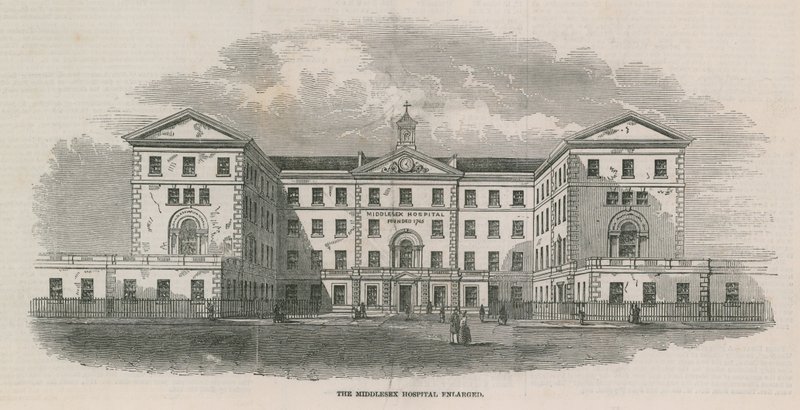 O Hospital Middlesex ampliado de English School