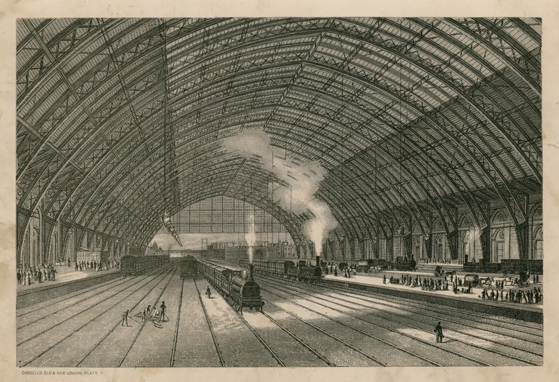 A, midland, estação de comboios, st pancras, londres de English School