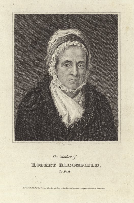 A Mãe de Robert Bloomfield, o Poeta (gravura) de English School