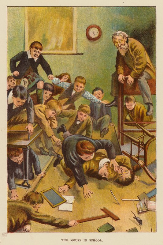 O Rato na Escola (cor litho) de English School