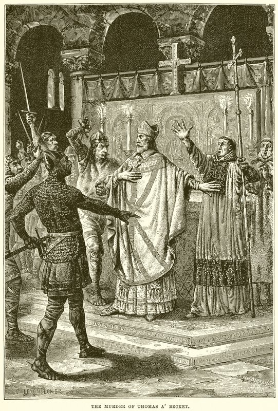 O assassinato de Thomas A Becket de English School