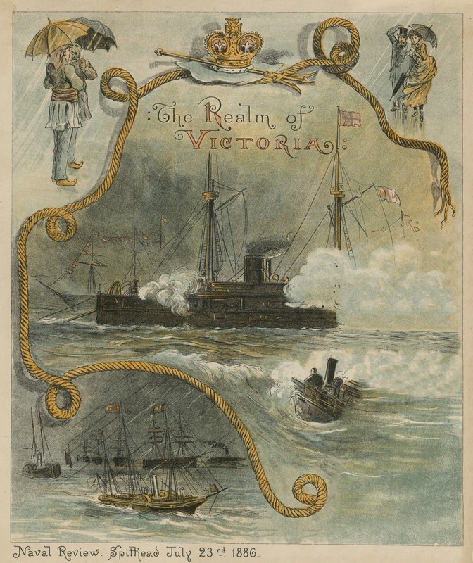 The Naval Review, Spithead, 23 de julho de 1886 de English School