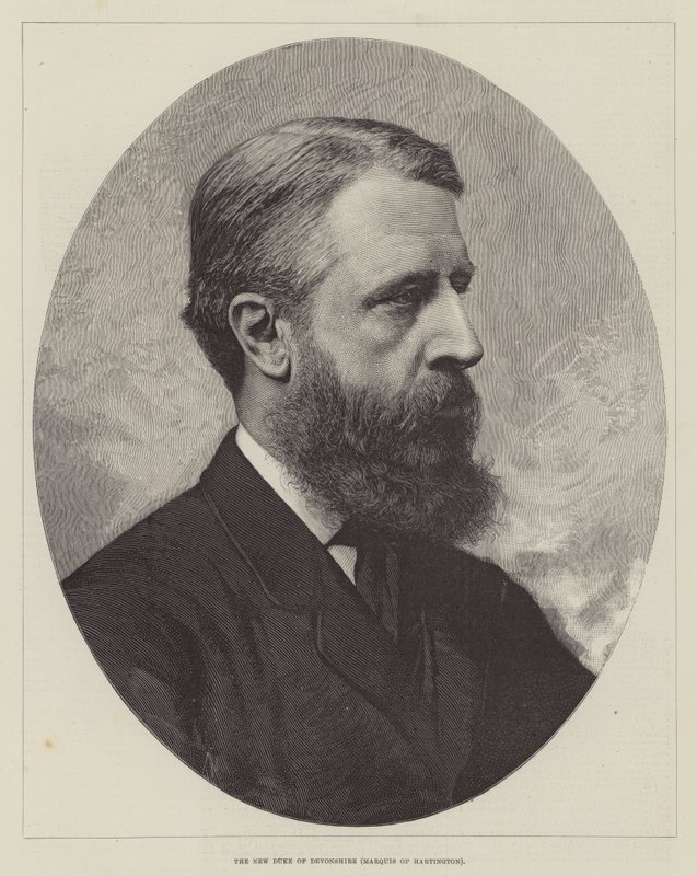 O Novo Duque de Devonshire, Marquês de Hartington (gravura) de English School
