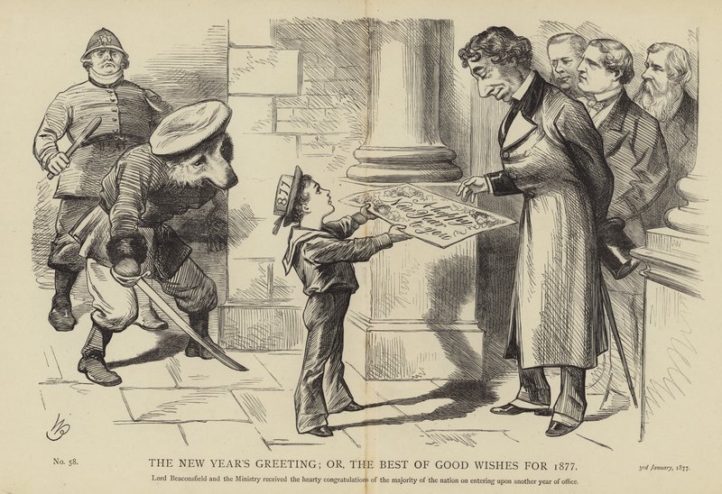 A saudação de ano novo ou o melhor dos bons desejos para 1877 de English School