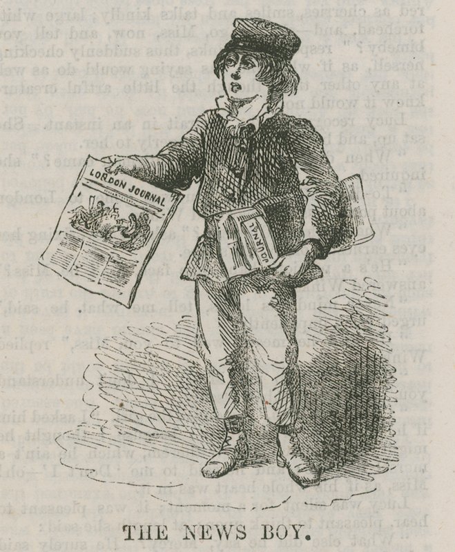 O garoto de notícias de English School