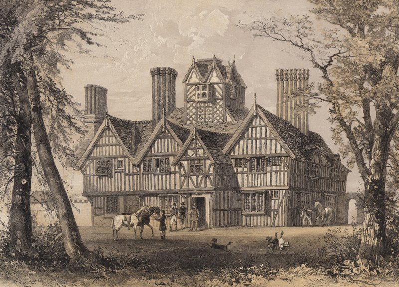 A casa de carvalho, West Bromwich, Staffordshire de English School