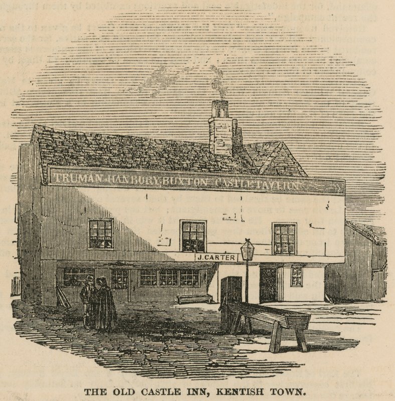 O velho castelo Inn, Kentish Town, Londres de English School