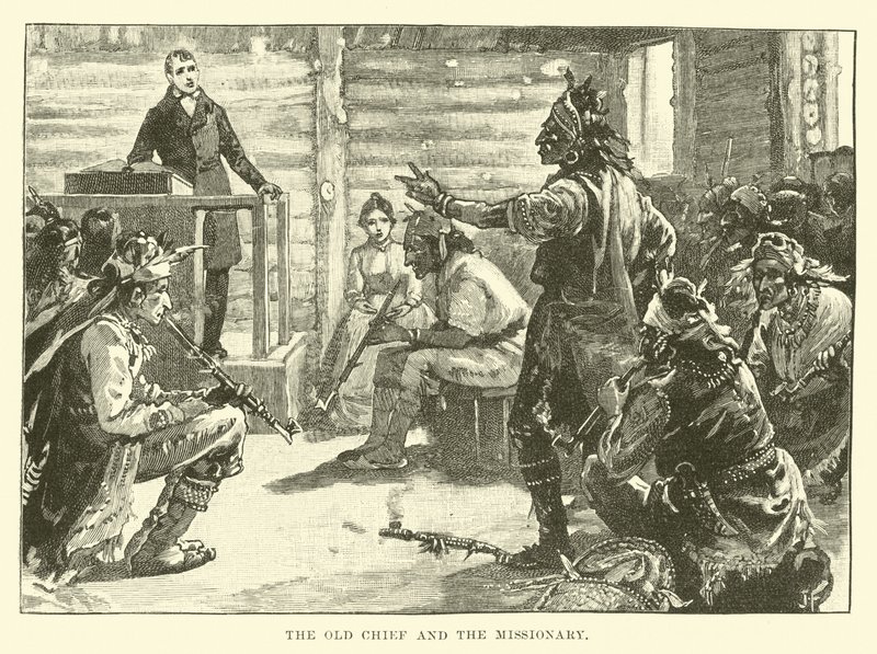 O velho chefe e o missionário de English School