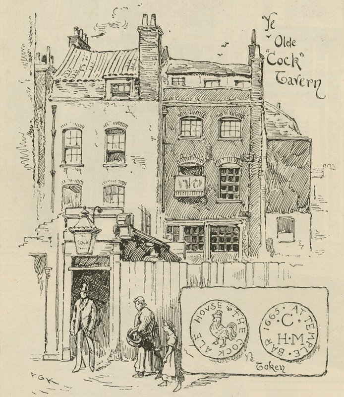 The Old Cock Tavern, Londres de English School