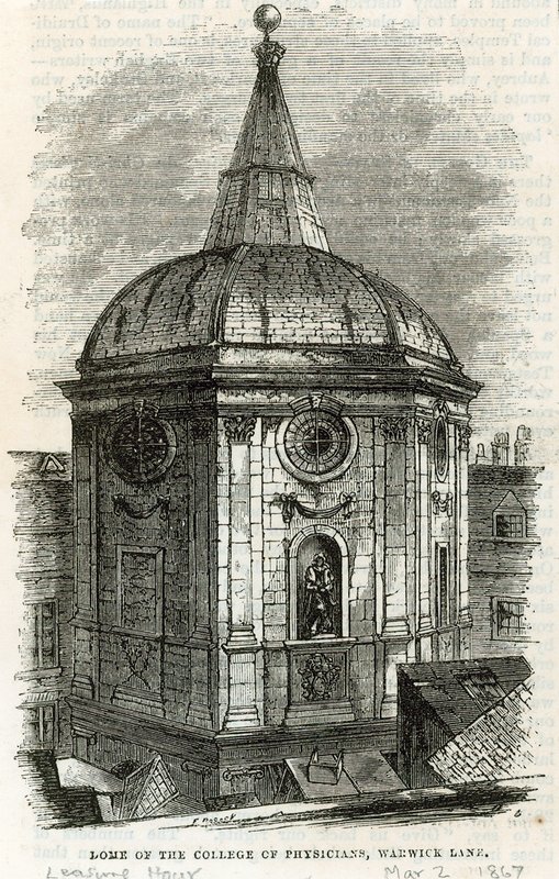 O antigo colégio de médicos em Warwick Lane de English School