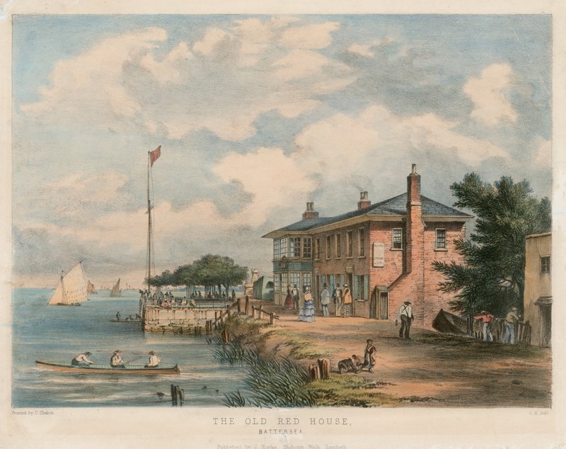 A velha casa vermelha, battersea de English School
