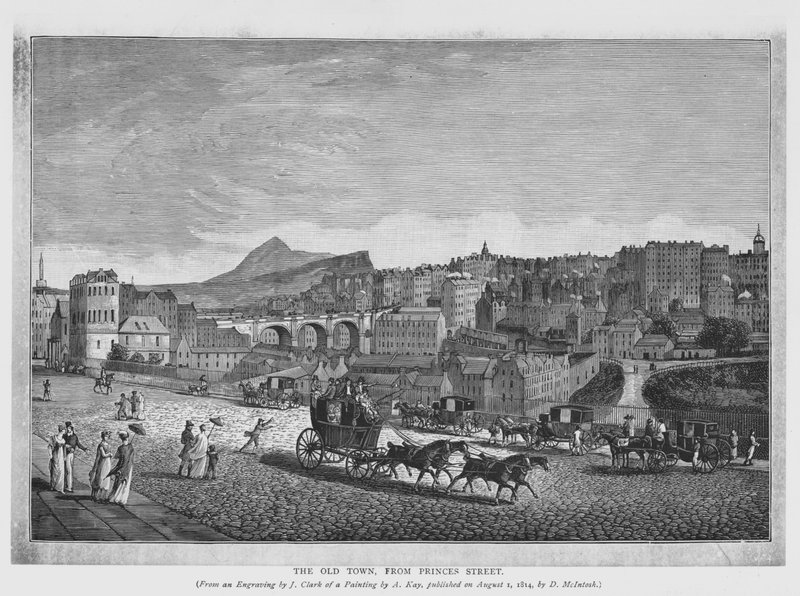 A Cidade Velha, da Rua dos Príncipes (gravura) de English School