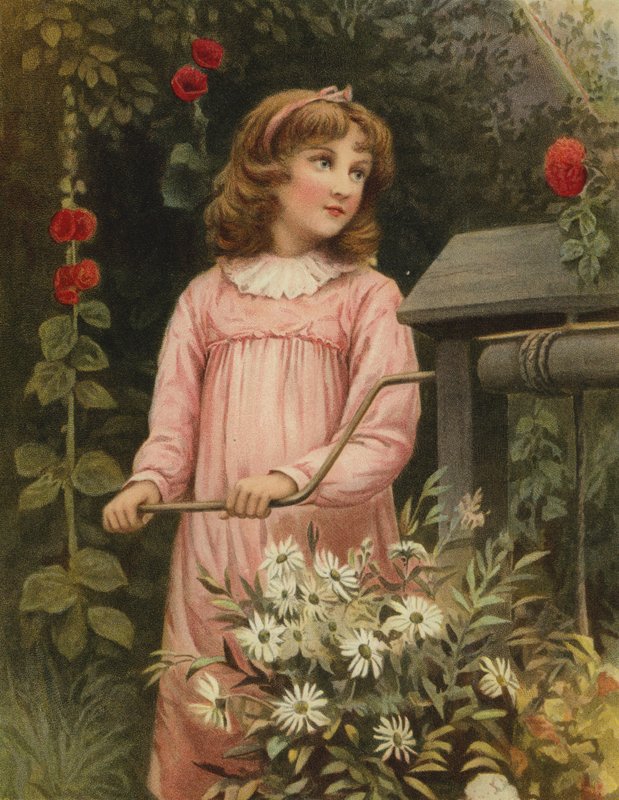 O Poço Velho (cromolitografia) de English School