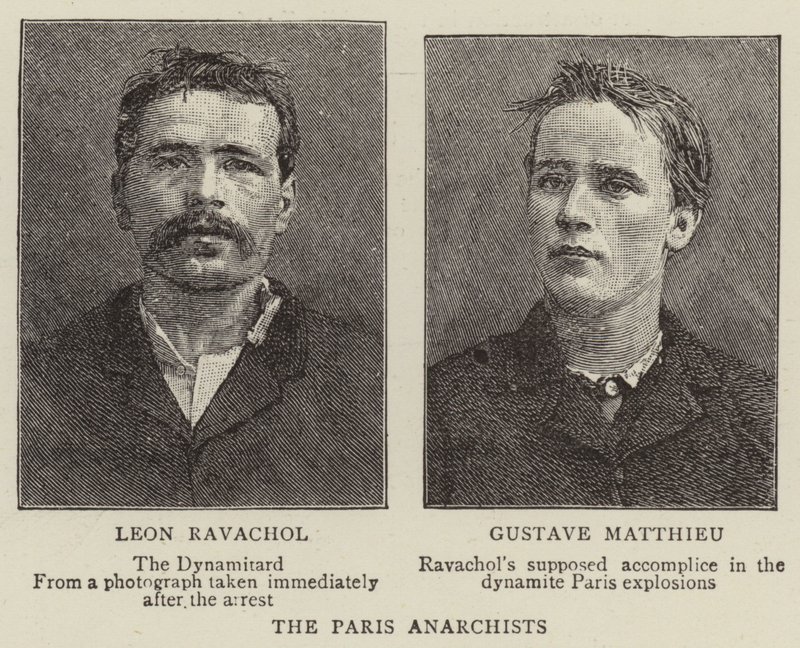 Os Anarquistas de Paris (gravura) de English School