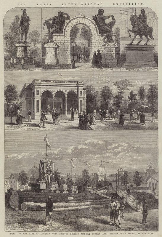A Exposição Internacional de Paris (gravura) de English School