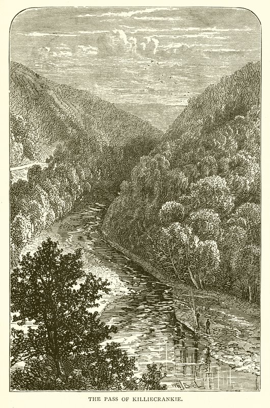 O passe de Killiecrankie de English School