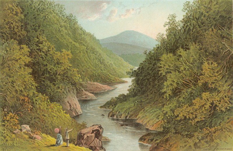 O passe de Killiecrankie de English School