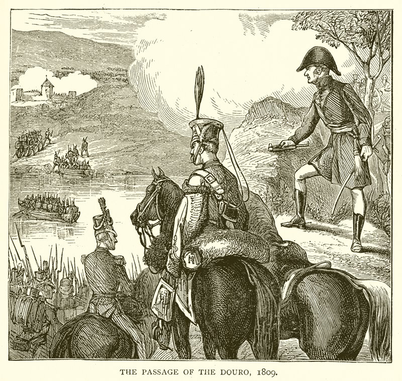 A Passagem do Douro, 1809 de English School