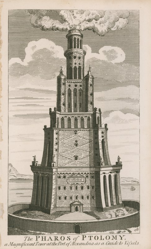 O faro da ptolomia de English School