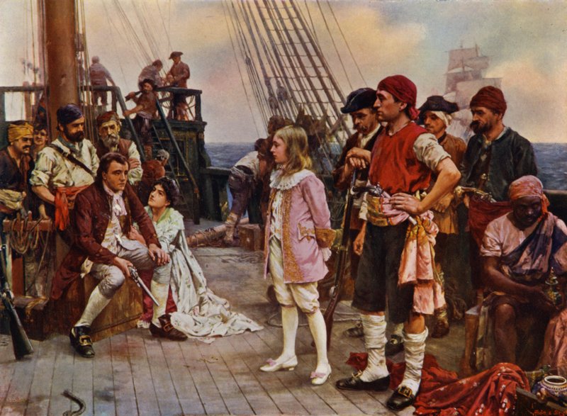 O Prêmio do Pirata (lito colorido) de English School