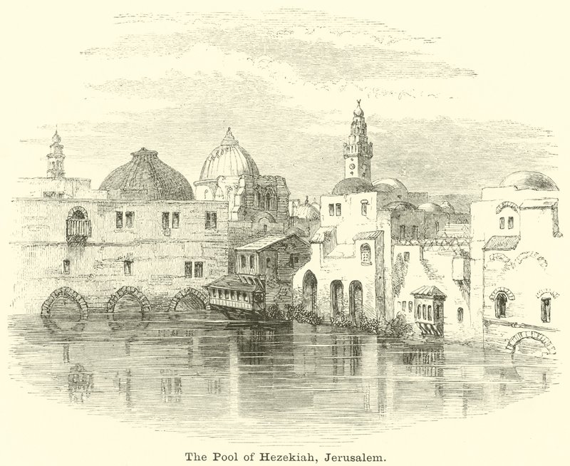 A piscina de Ezequias, Jerusalém de English School