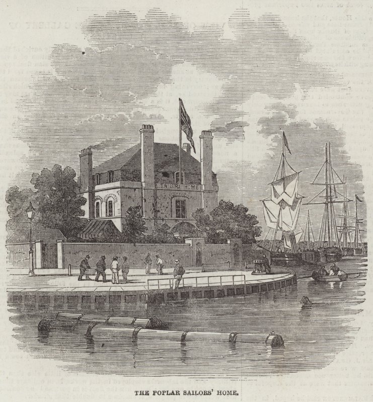 A Casa dos Marinheiros de Álamo (gravura) de English School